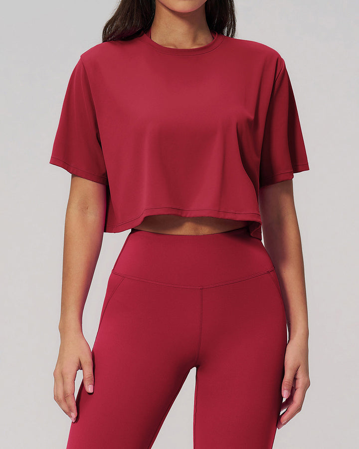 Brinley Fitness T-Shirt - Red