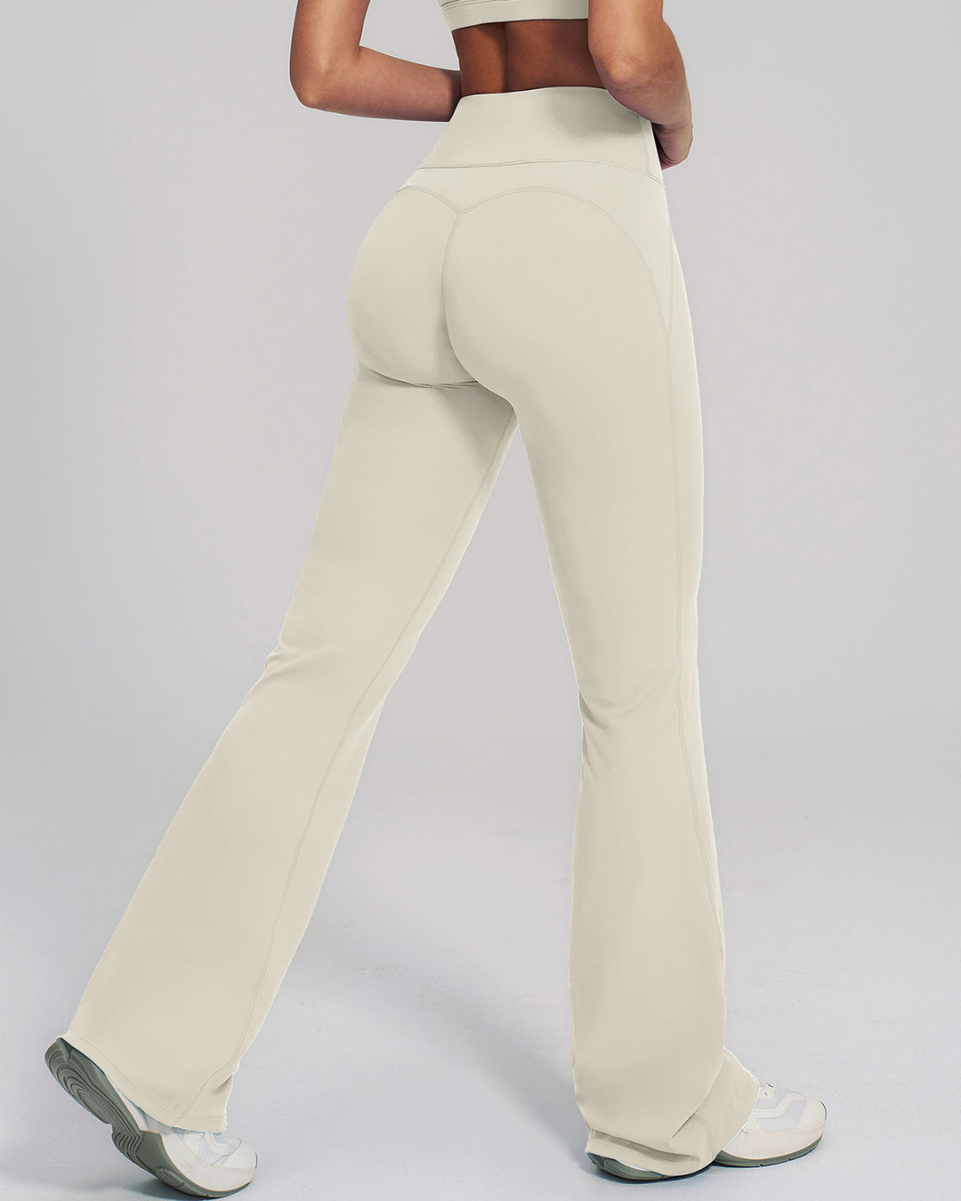 Brinley Flare Leggings - Beige