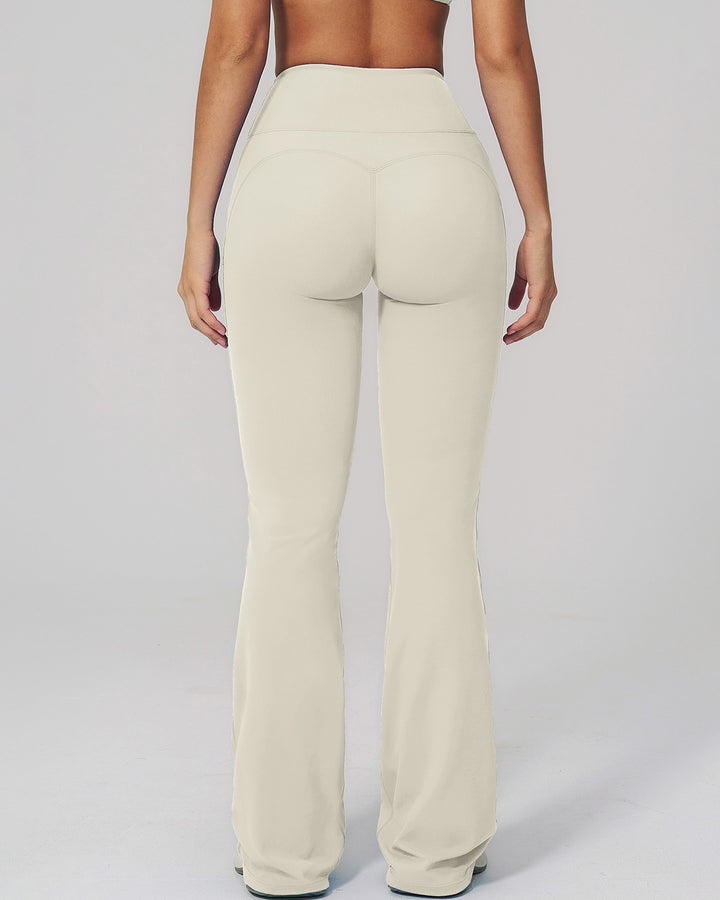 Brinley Flare Leggings - Beige