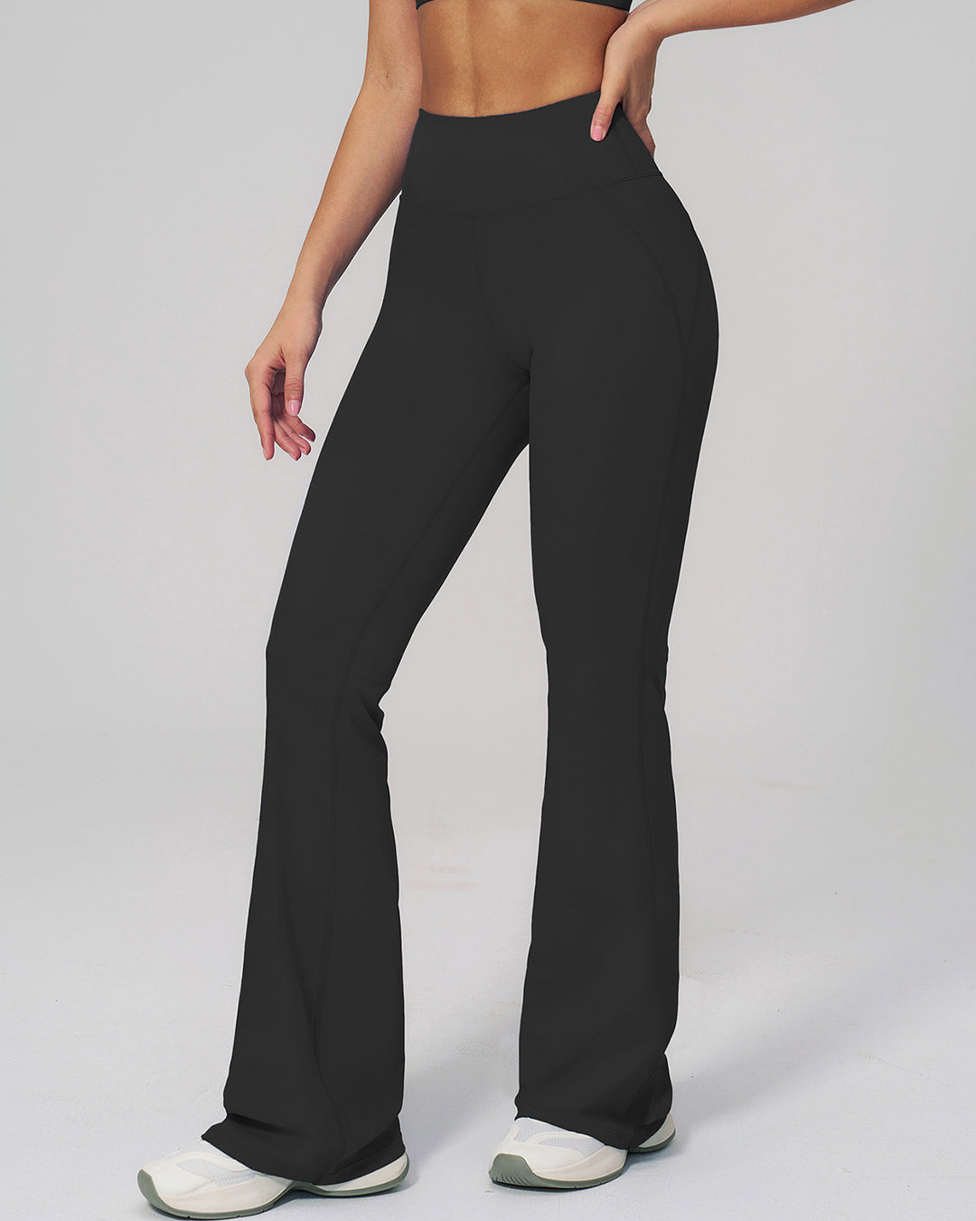 Brinley Flare Leggings - Charcoal