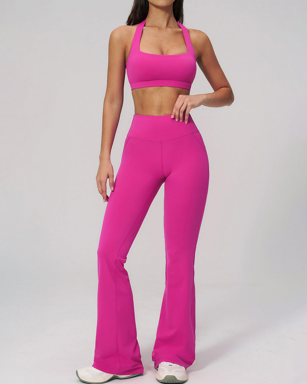 Brinley Flare Leggings - Pink