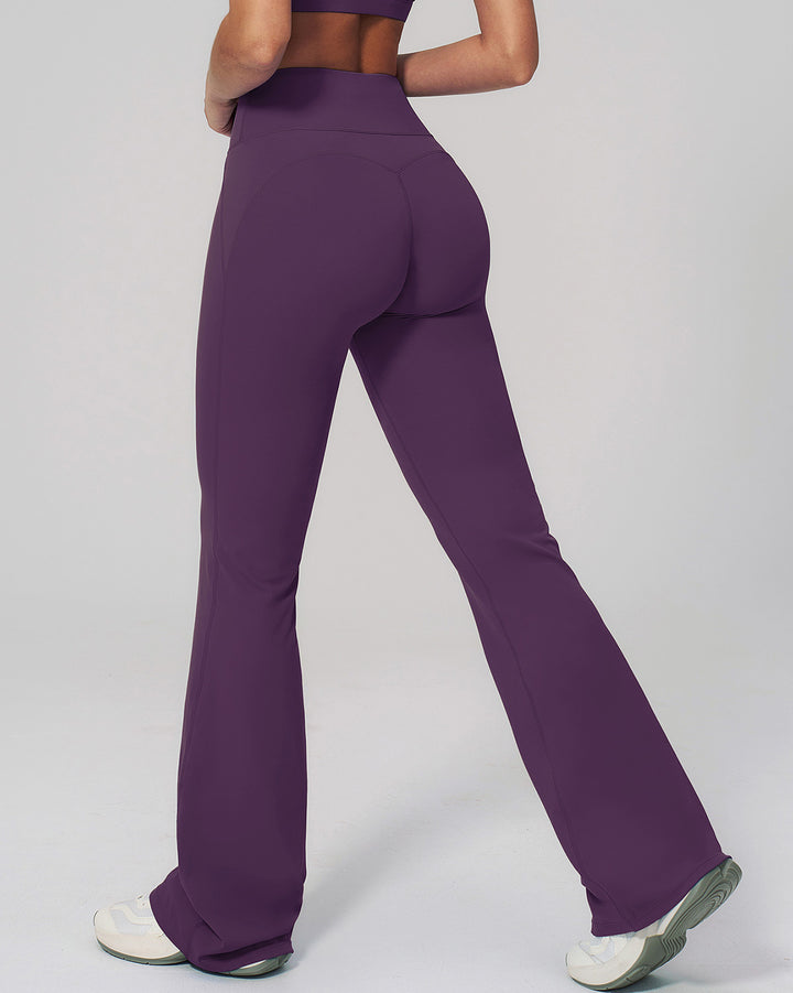 Brinley Flare Leggings - Purple