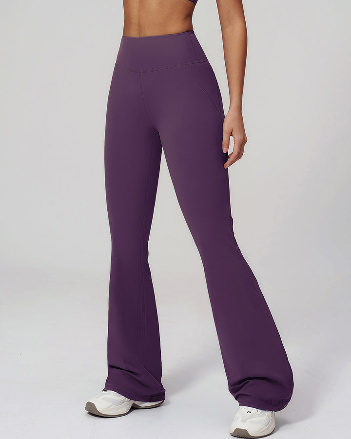 Brinley Flare Leggings - Purple