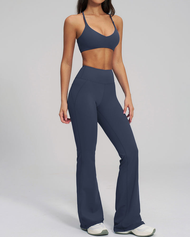 Brinley Flare Leggings - Slate