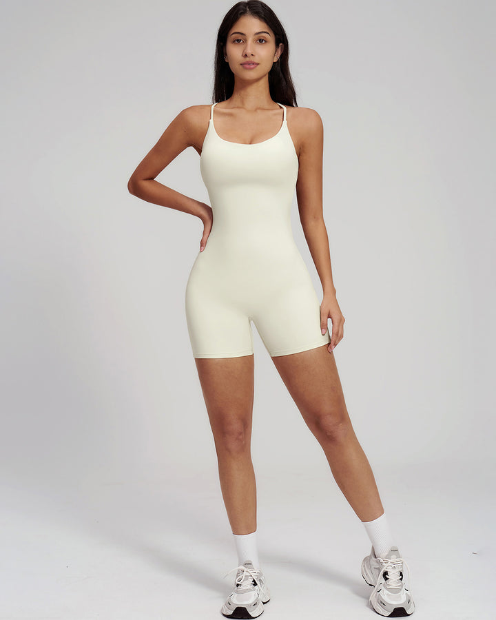 Brinley Jumpsuit - Beige