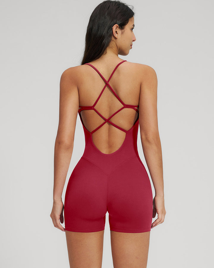 Brinley Jumpsuit - Red