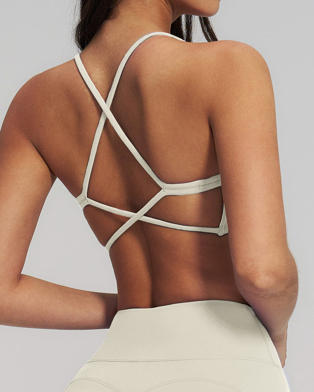 Brinley Sports Bra - Beige