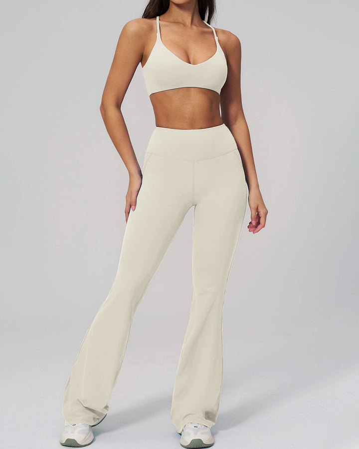 Brinley Sports Bra - Beige