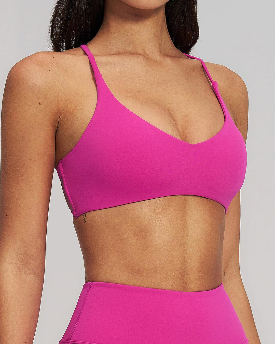 Brinley Sports Bra - Pink