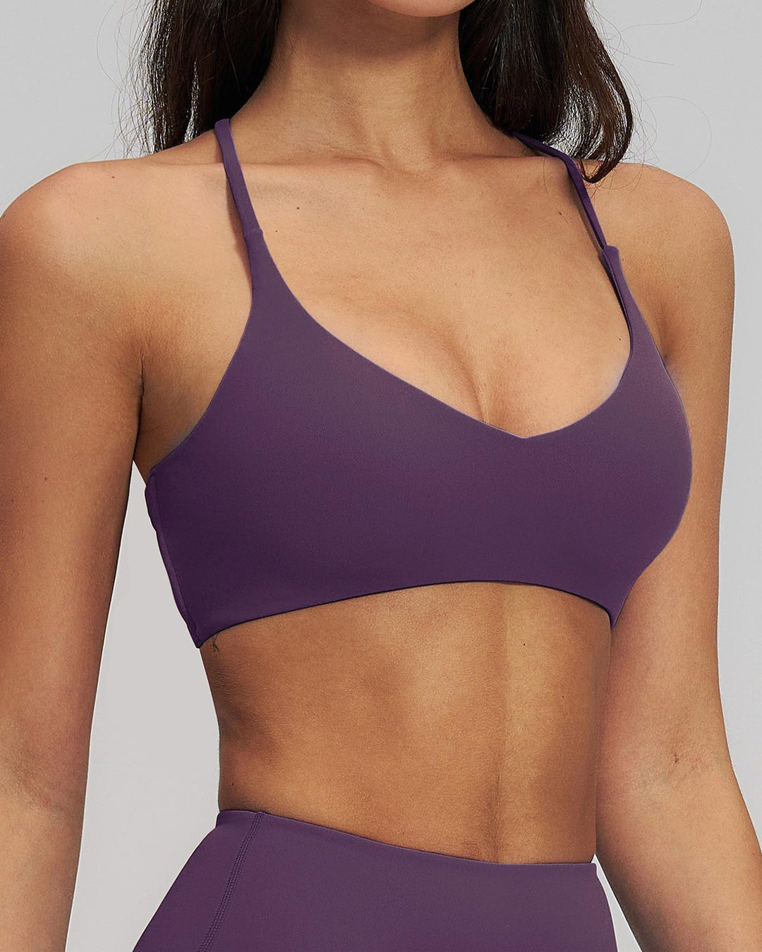 Brinley Sports Bra - Purple