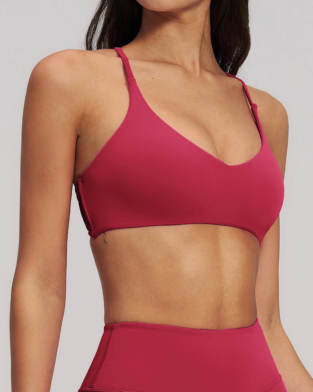 Brinley Sports Bra - Red