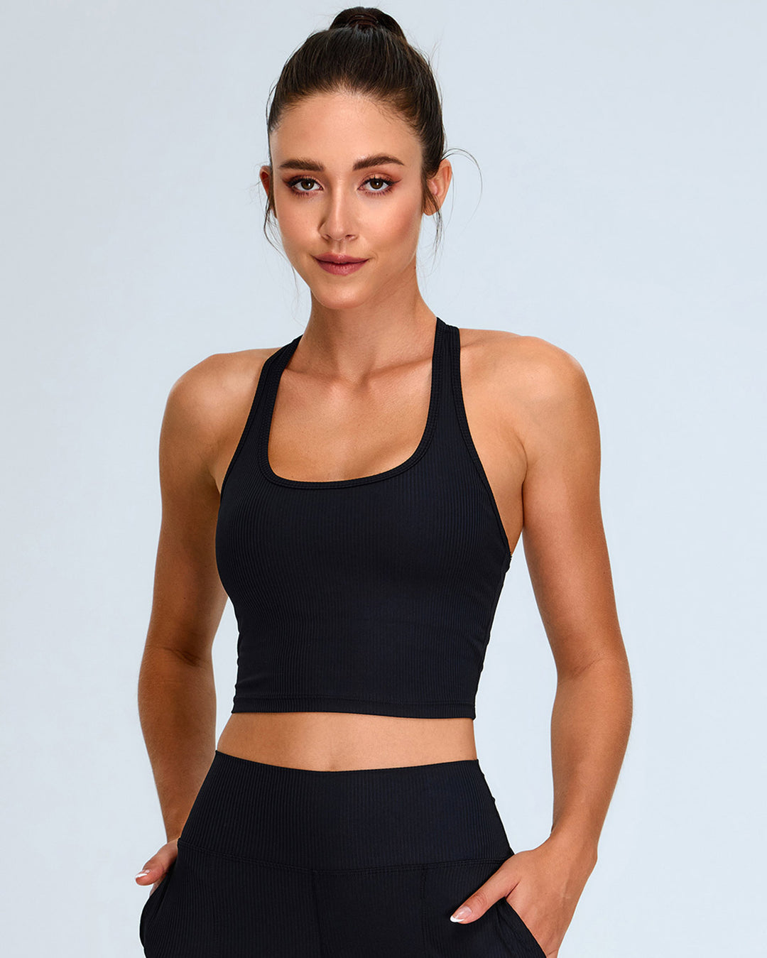 Calista Crop Top - Black