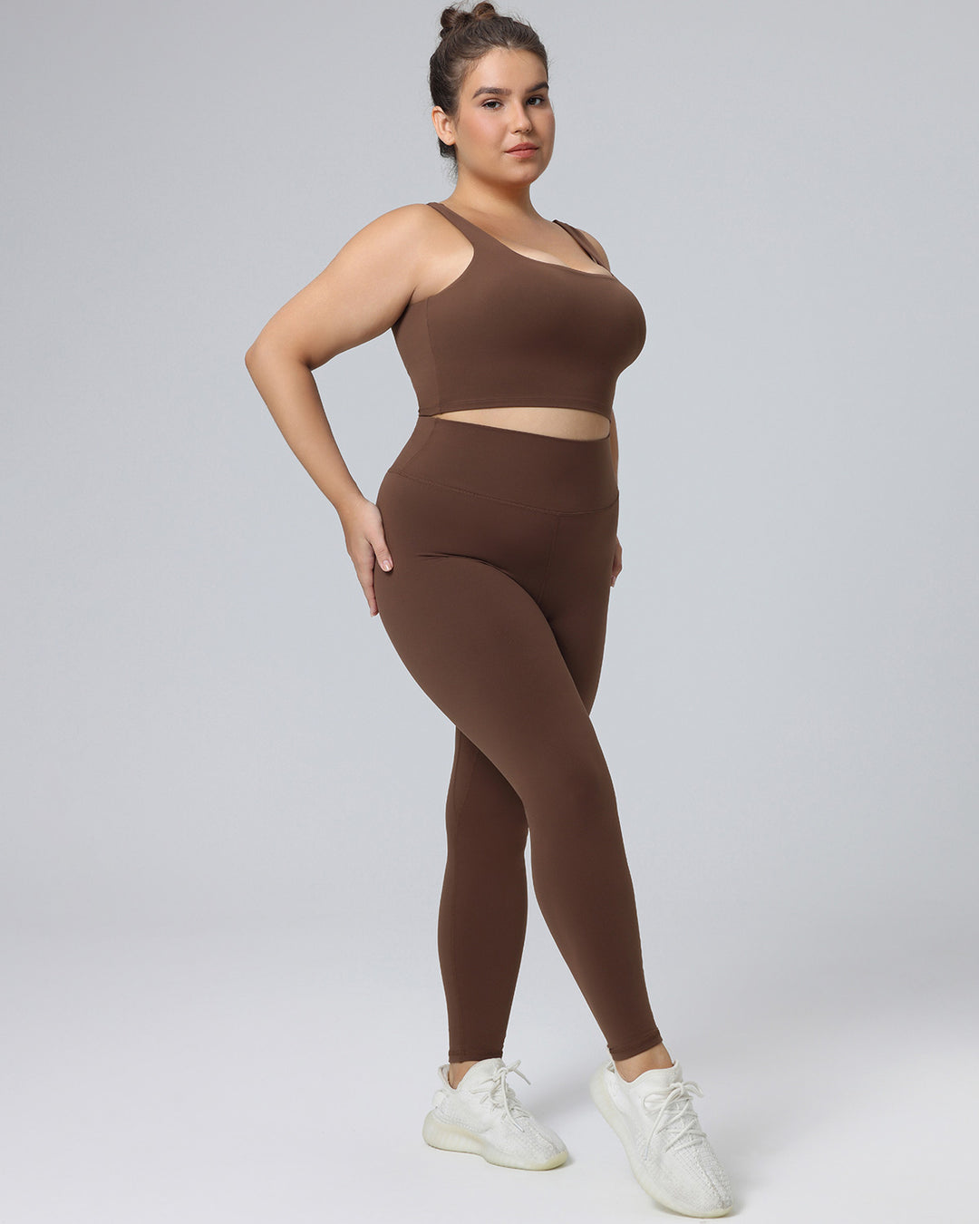 Camellia Leggings - Brown