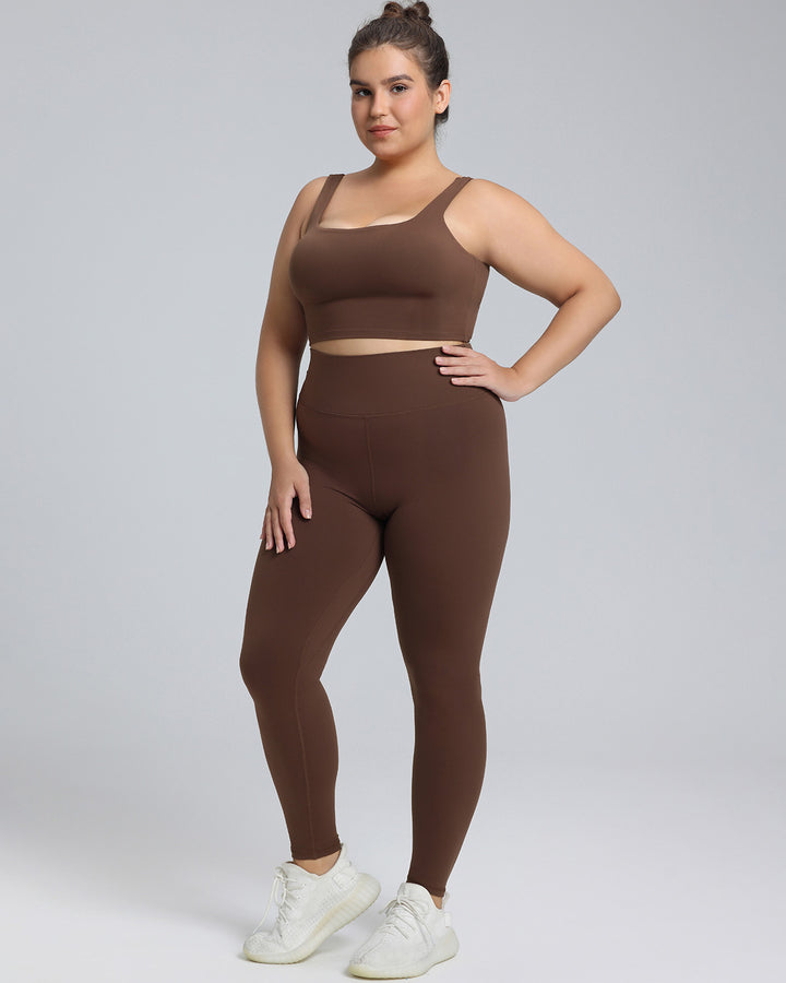 Camellia Leggings - Brown