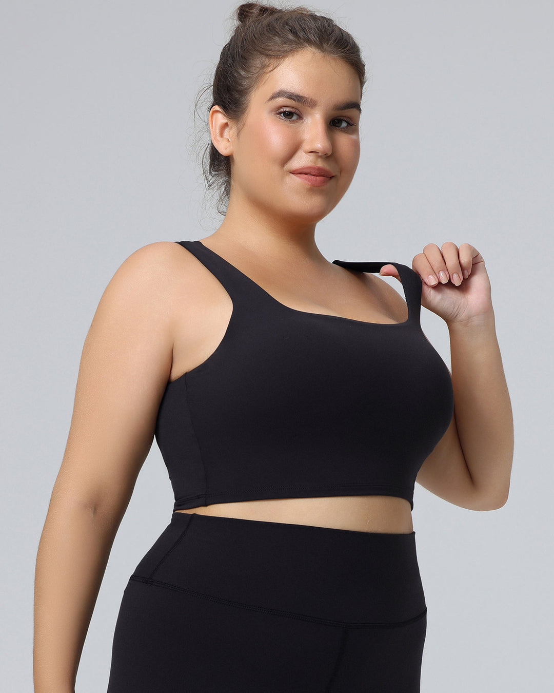 Camellia Sports Bra - Black