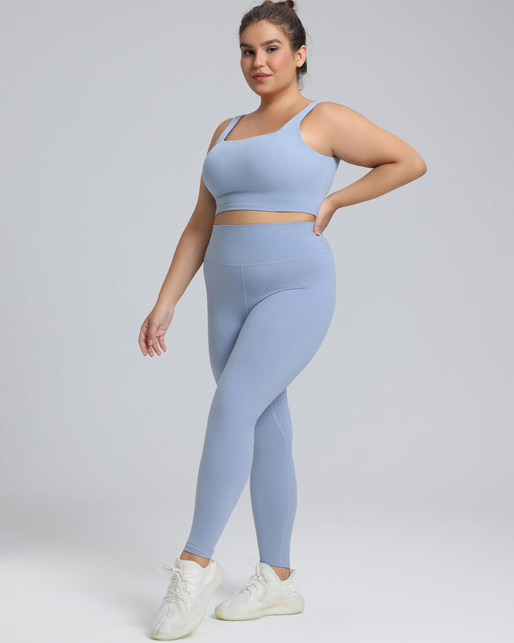 Camellia Sports Bra - Blue