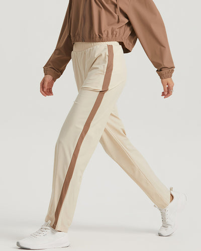 Carly Relaxed Fit Joggers - Beige