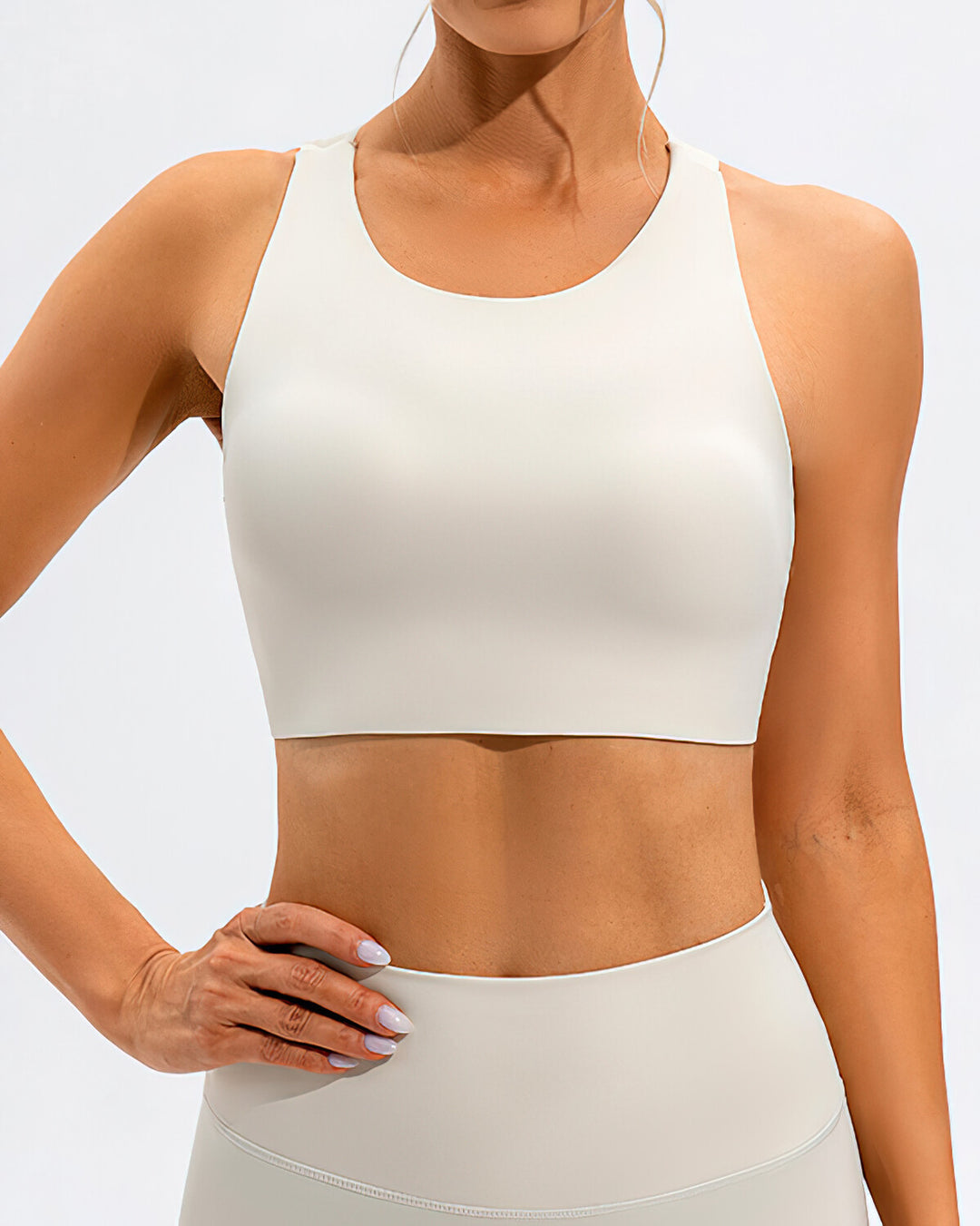 Cassandra Sports Bra - Beige