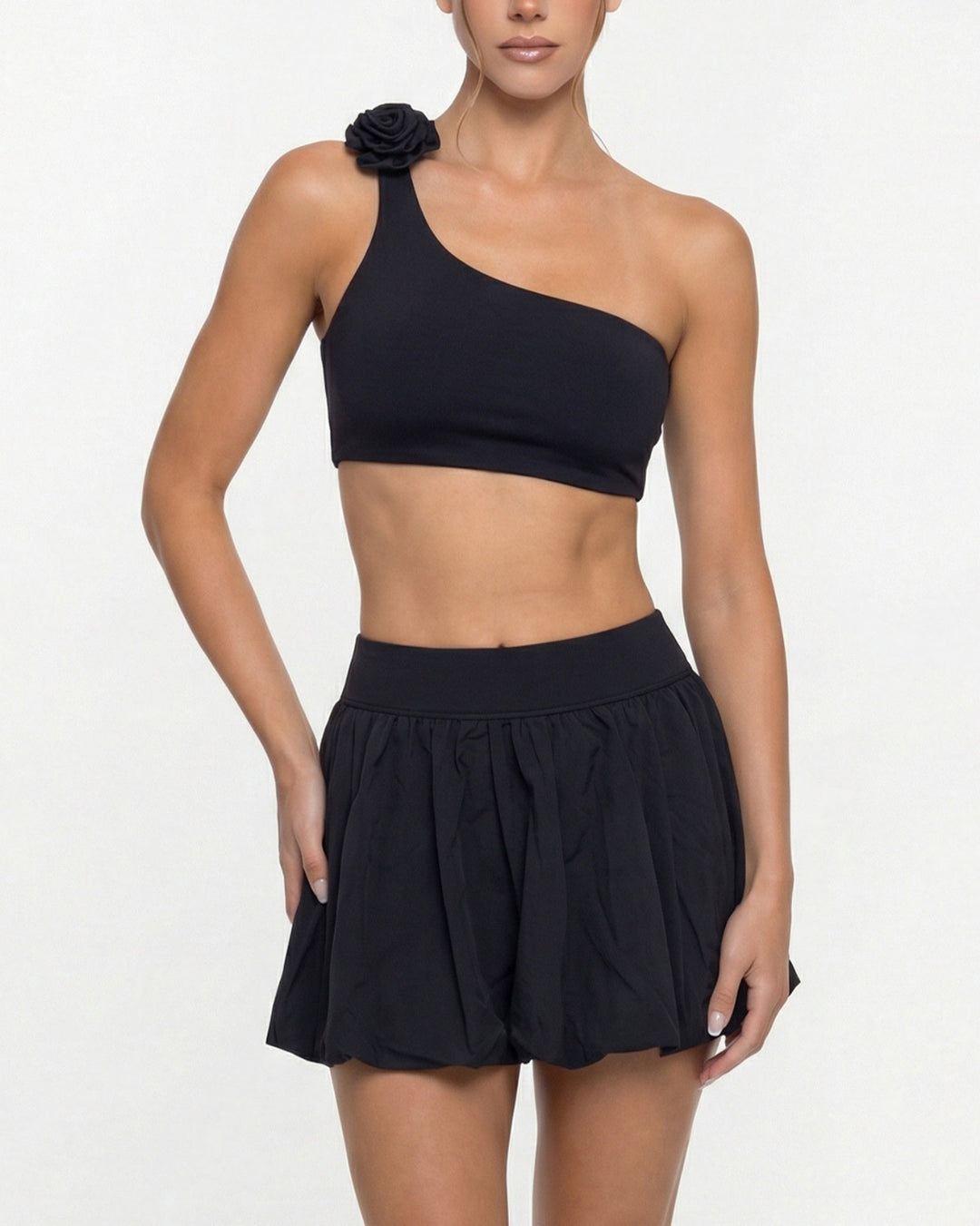 Cassia Sports Bra - Black