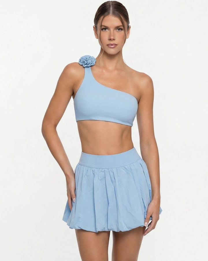 Cassia Sports Bra - Blue