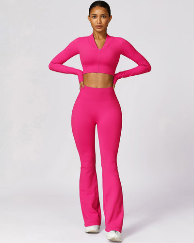 Cecilia Scrunch Leggings - Fuchsia