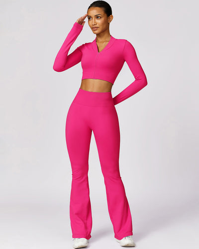 Cecilia Scrunch Leggings - Fuchsia