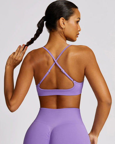 Cecilia Sports Bra - Purple