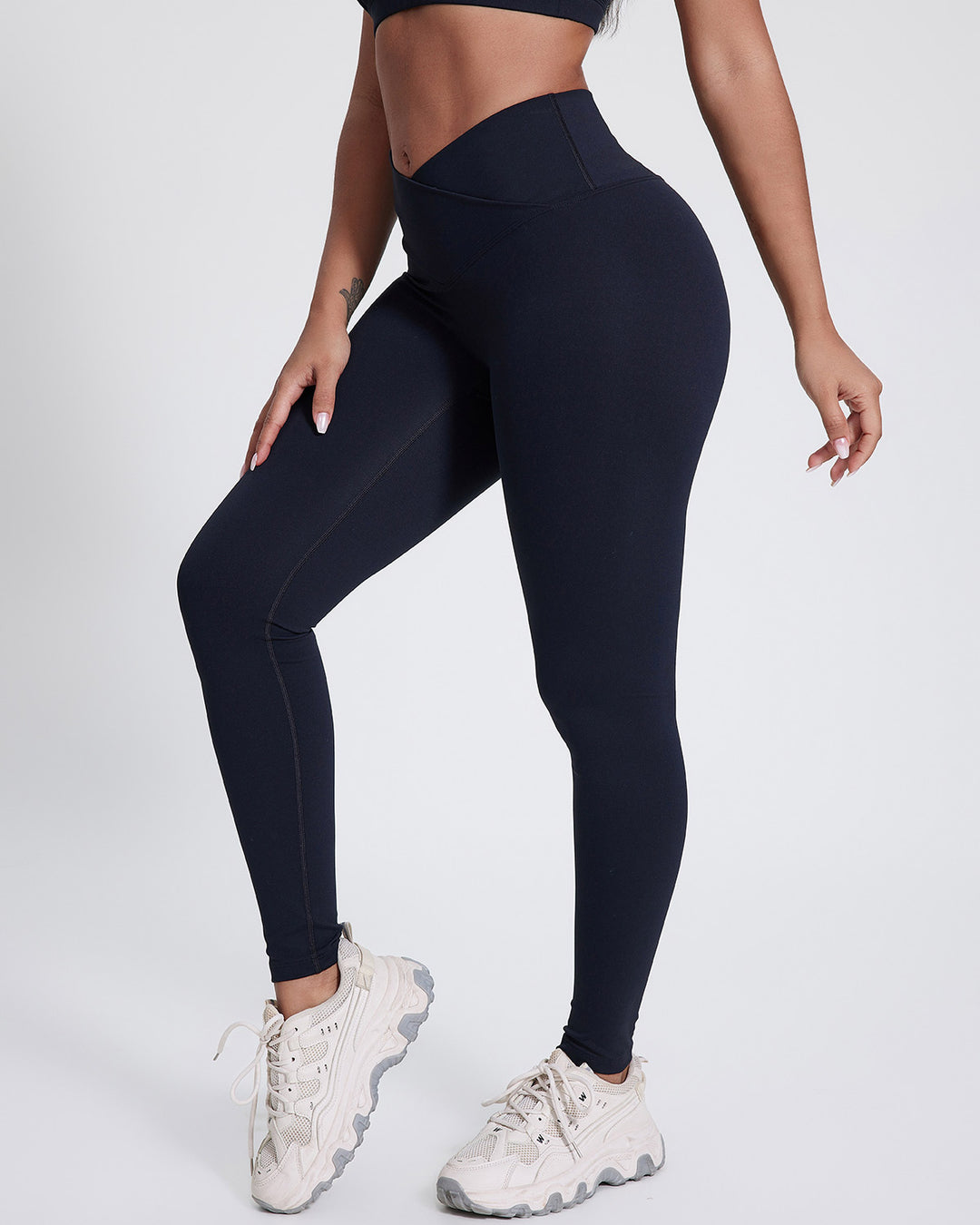 Celestia Seamless Leggings - Black