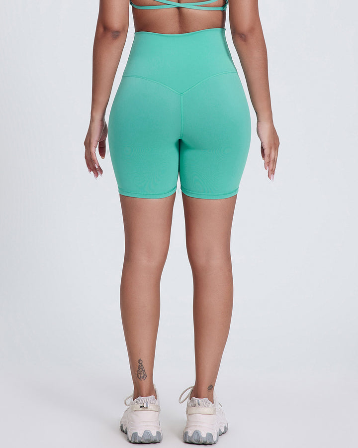 Celestia Seamless Shorts - Aquamarine