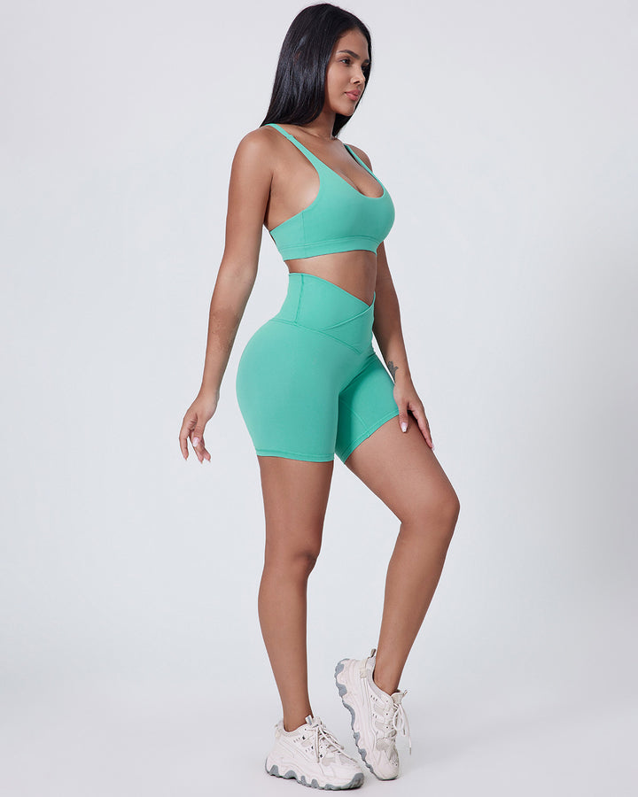 Celestia Seamless Shorts - Aquamarine