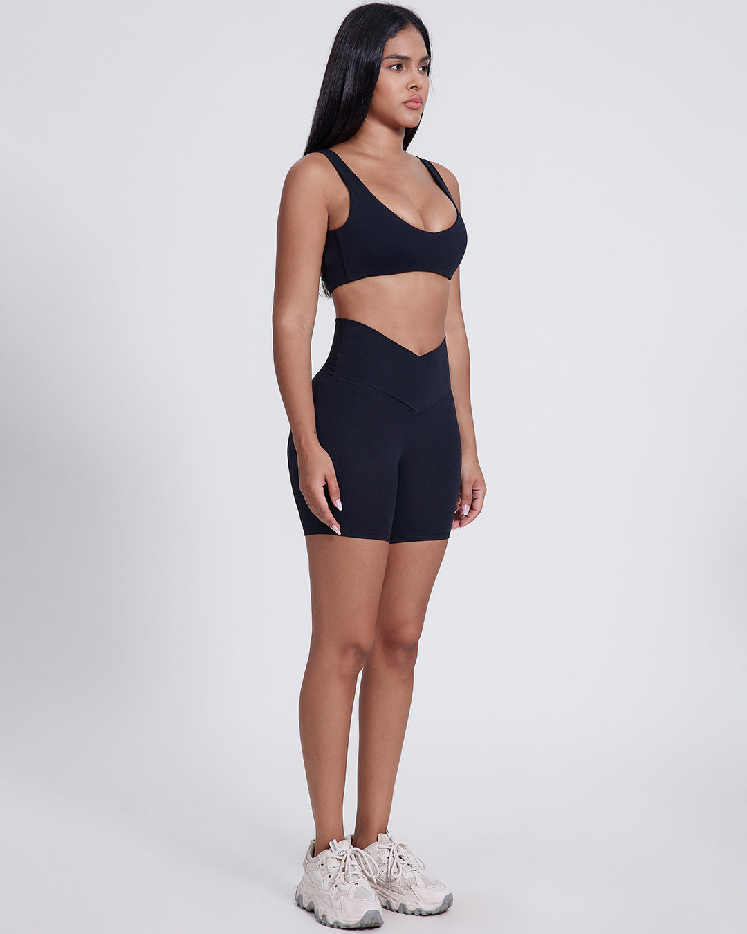 Celestia Seamless Shorts - Black