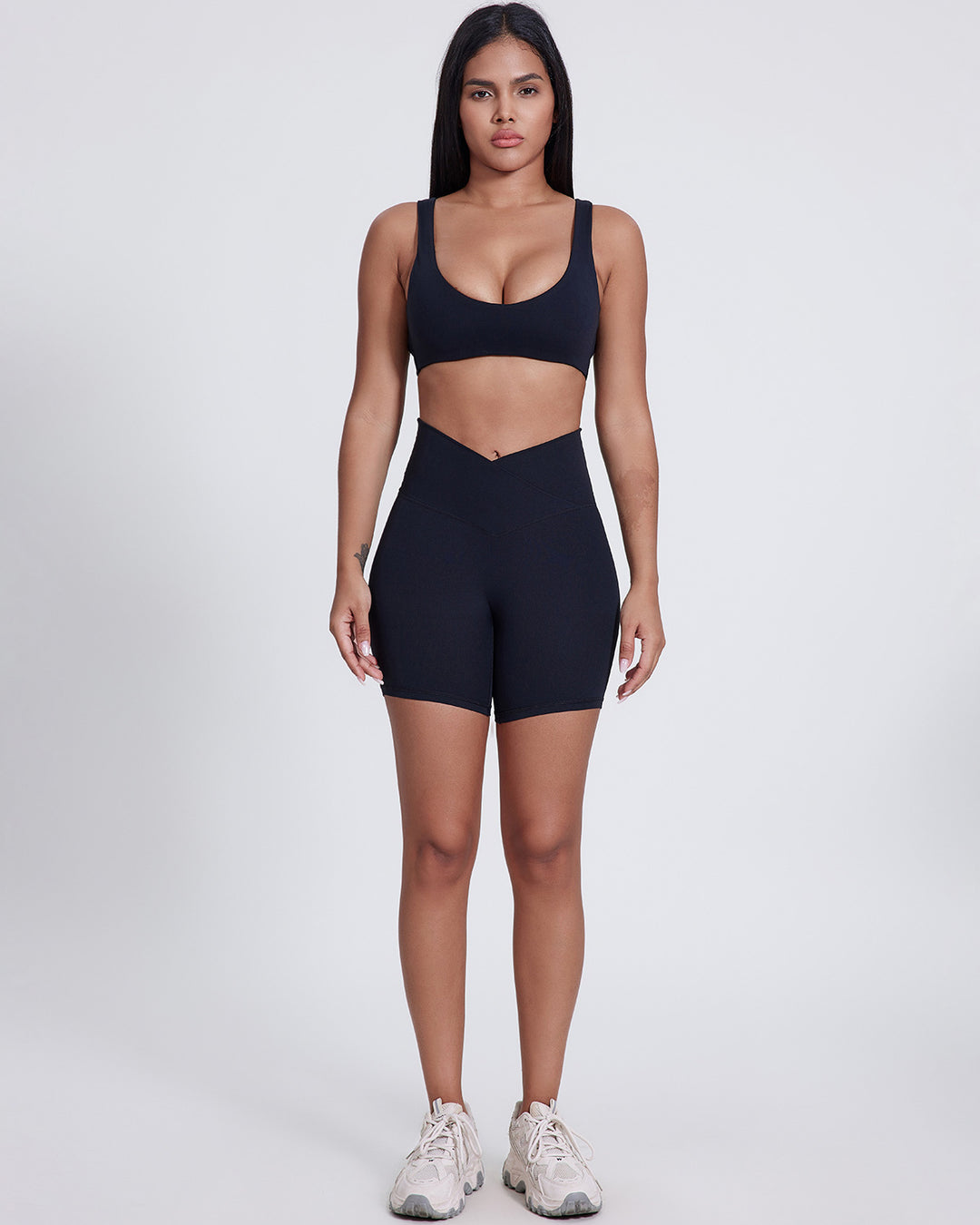 Celestia Seamless Shorts - Black