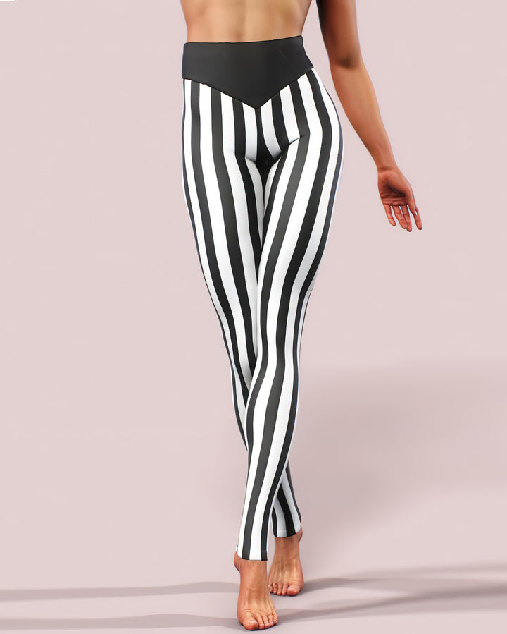 Celine Pinstripe Leggings