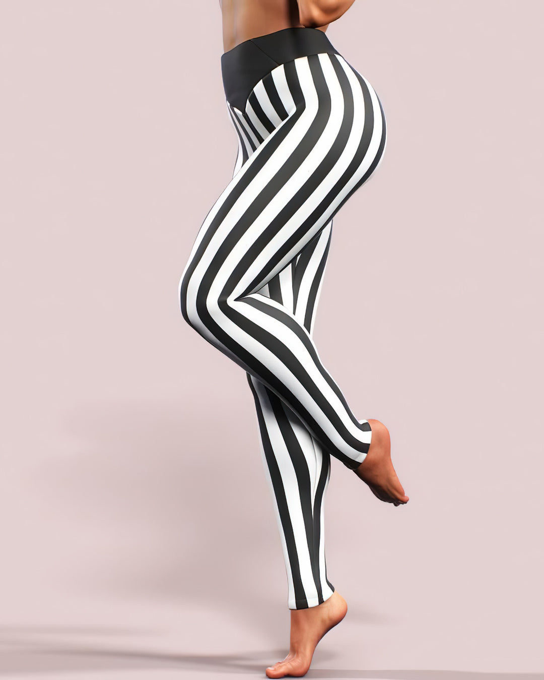 Celine Pinstripe Leggings