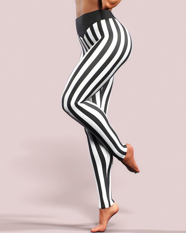 Celine Pinstripe Leggings
