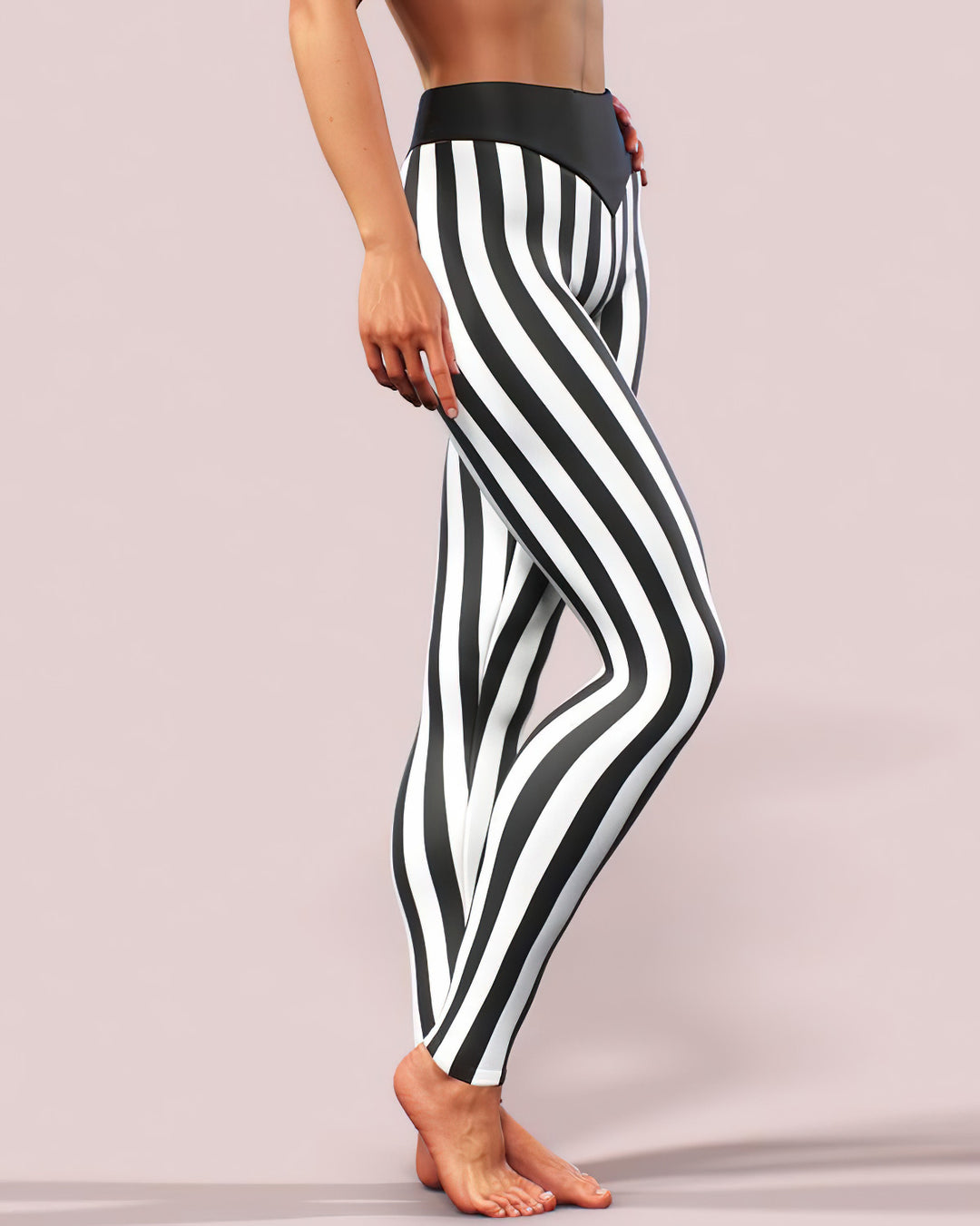 Celine Pinstripe Leggings
