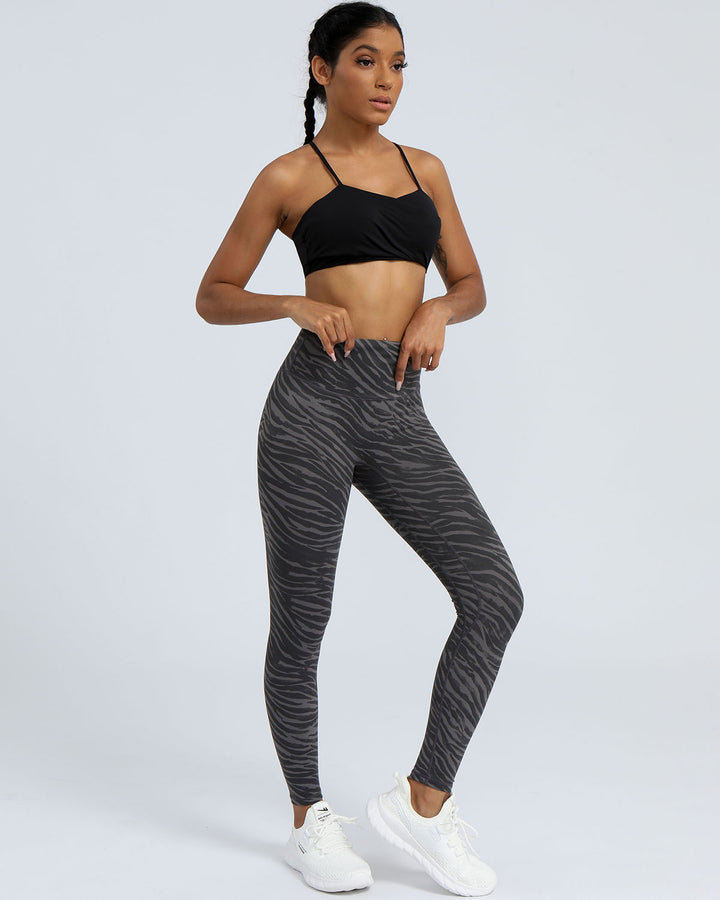 Chelsea Seamless Scrunch Leggings - Black