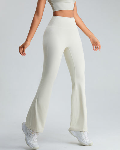 Christina Flare Leggings - Beige