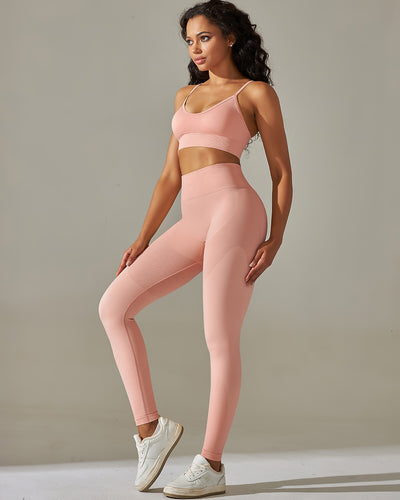 Cleo Seamless Leggings - Pink