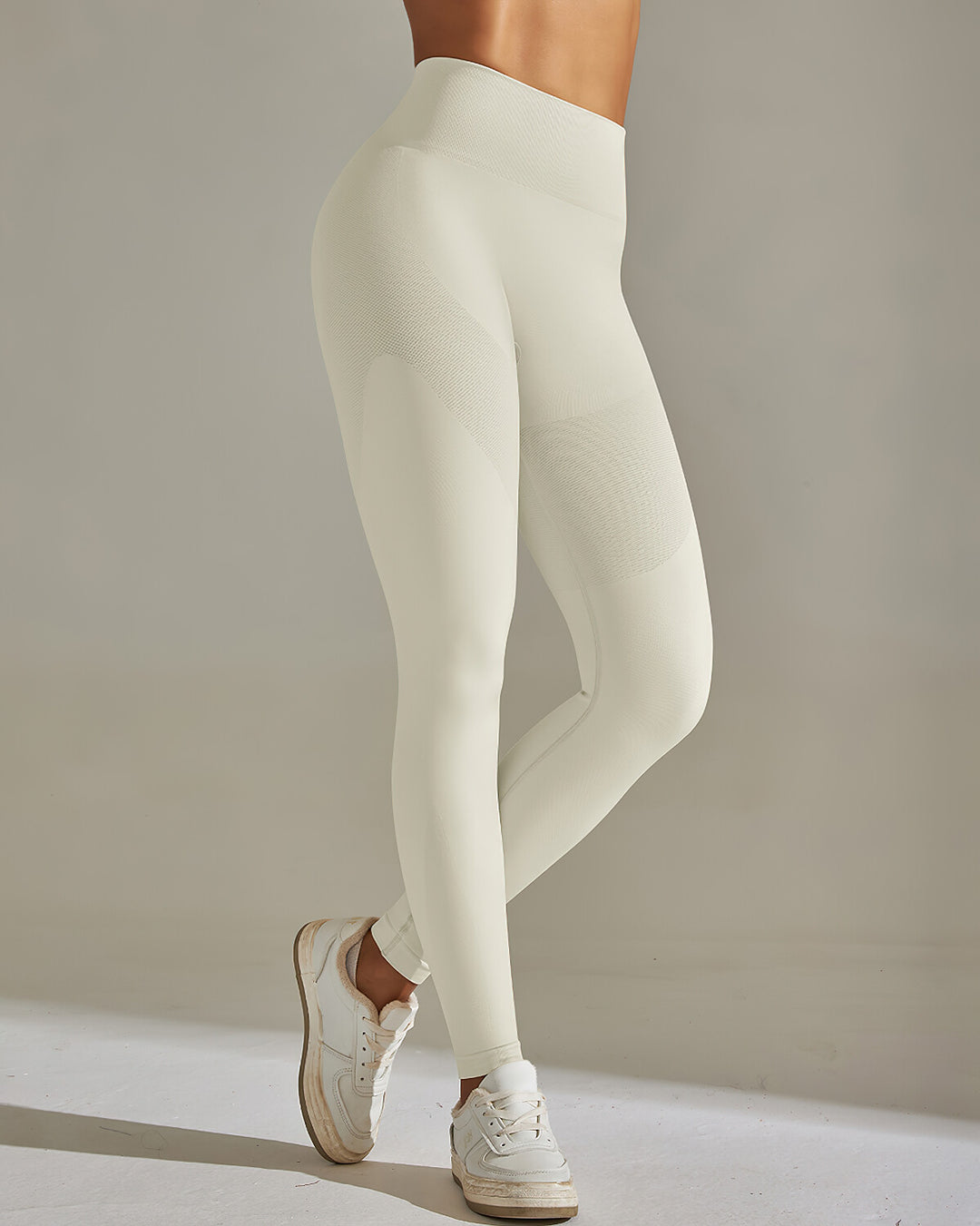 Cleo Seamless Leggings - Beige