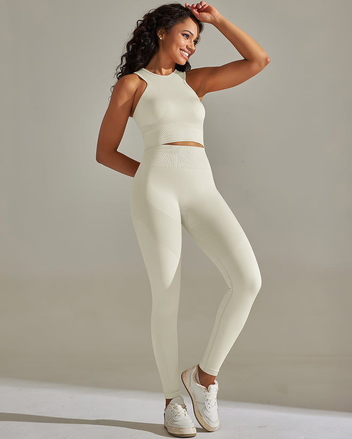 Cleo Seamless Leggings - Beige