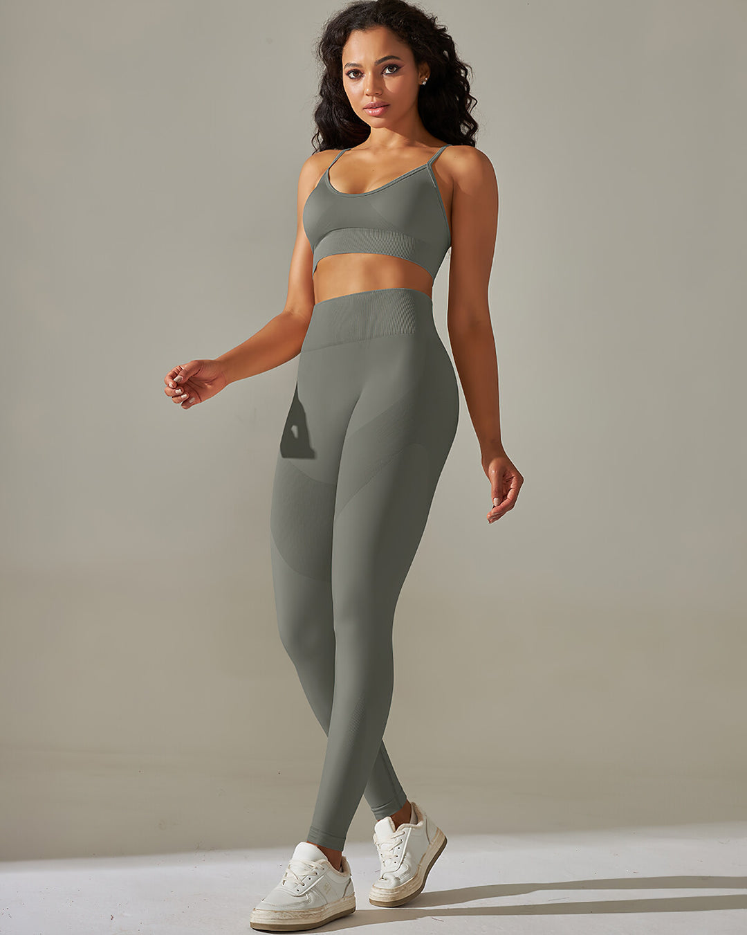 Cleo Sports Bra - Grey