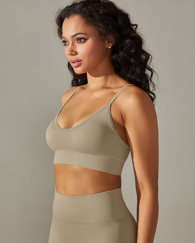 Cleo Sports Bra - Khaki