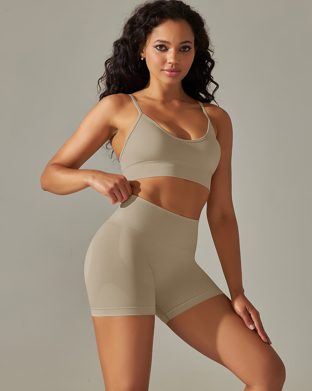 Cleo Sports Bra - Khaki