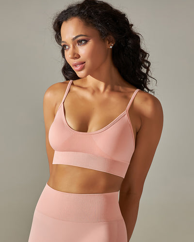 Cleo Sports Bra - Pink