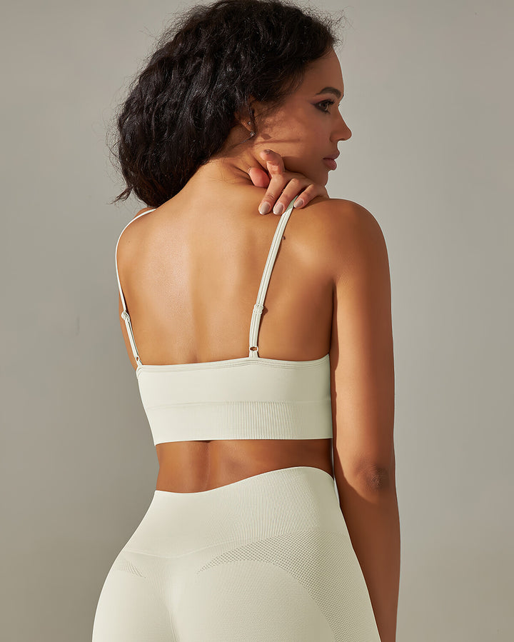 Cleo Sports Bra - Beige