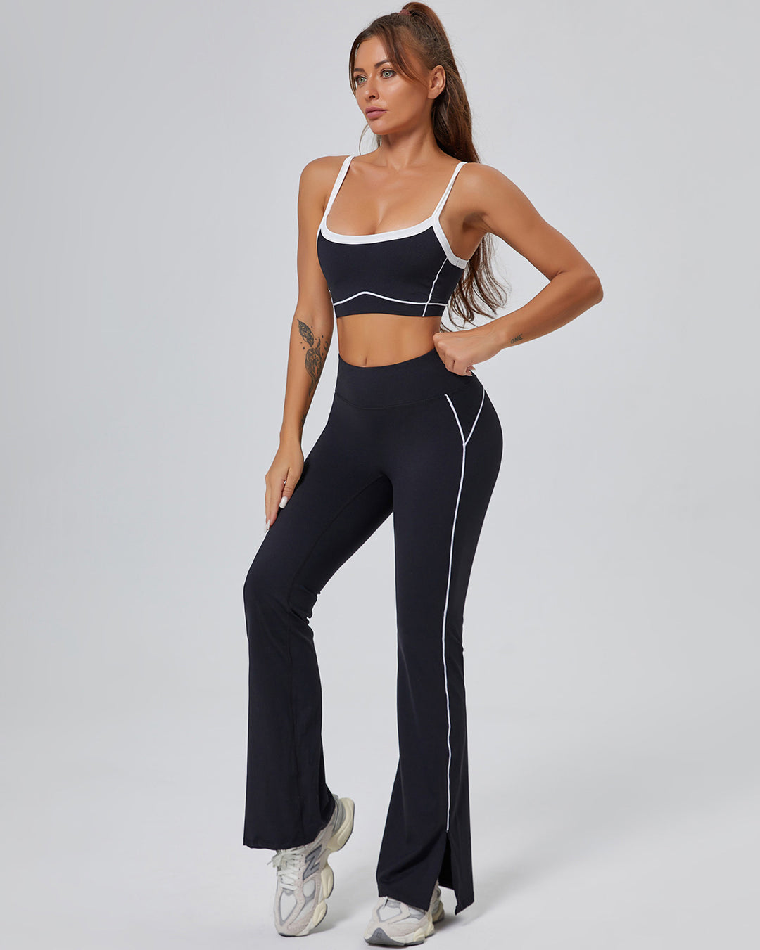 Colette Flare Leggings - Black