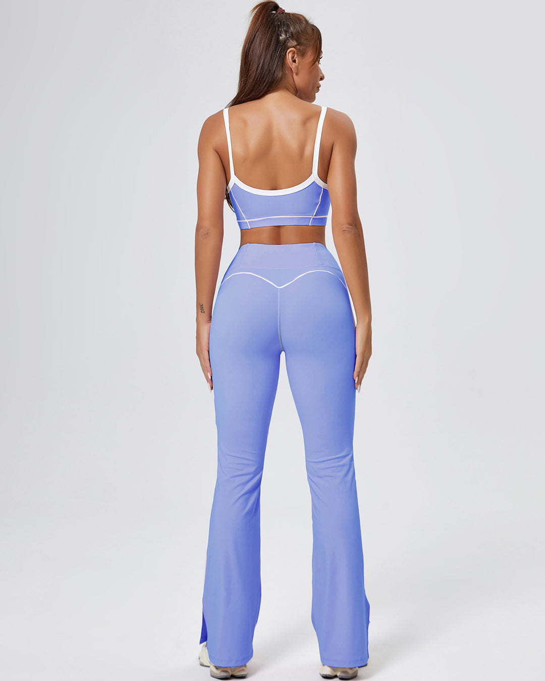 Colette Flare Leggings - Blue