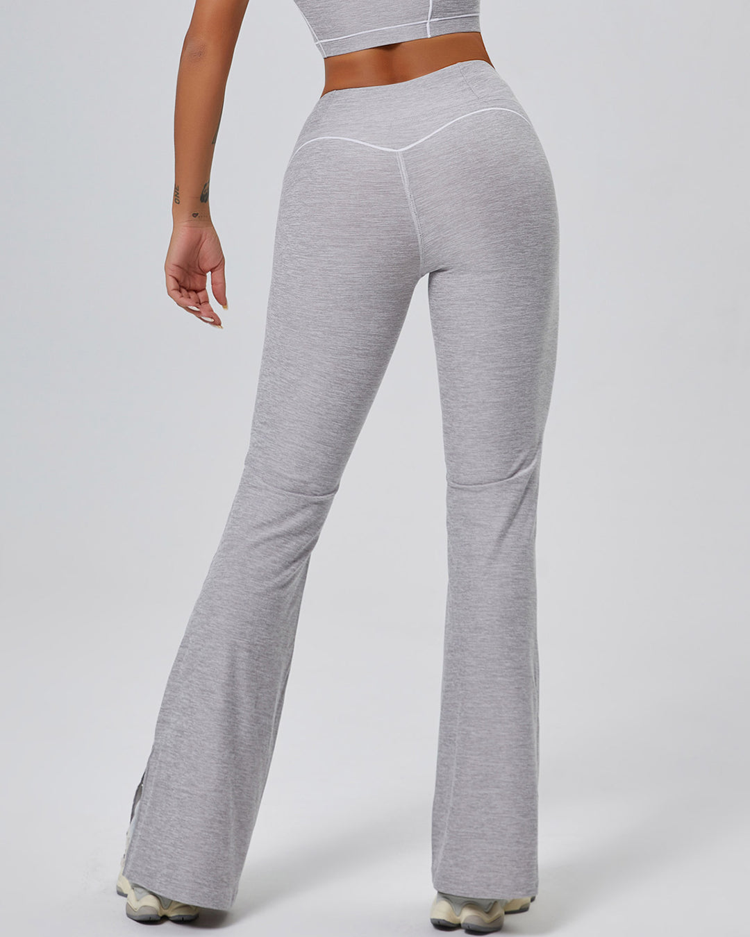 Colette Flare Leggings - Grey