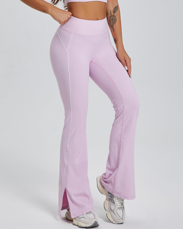 Colette Flare Leggings - Pink